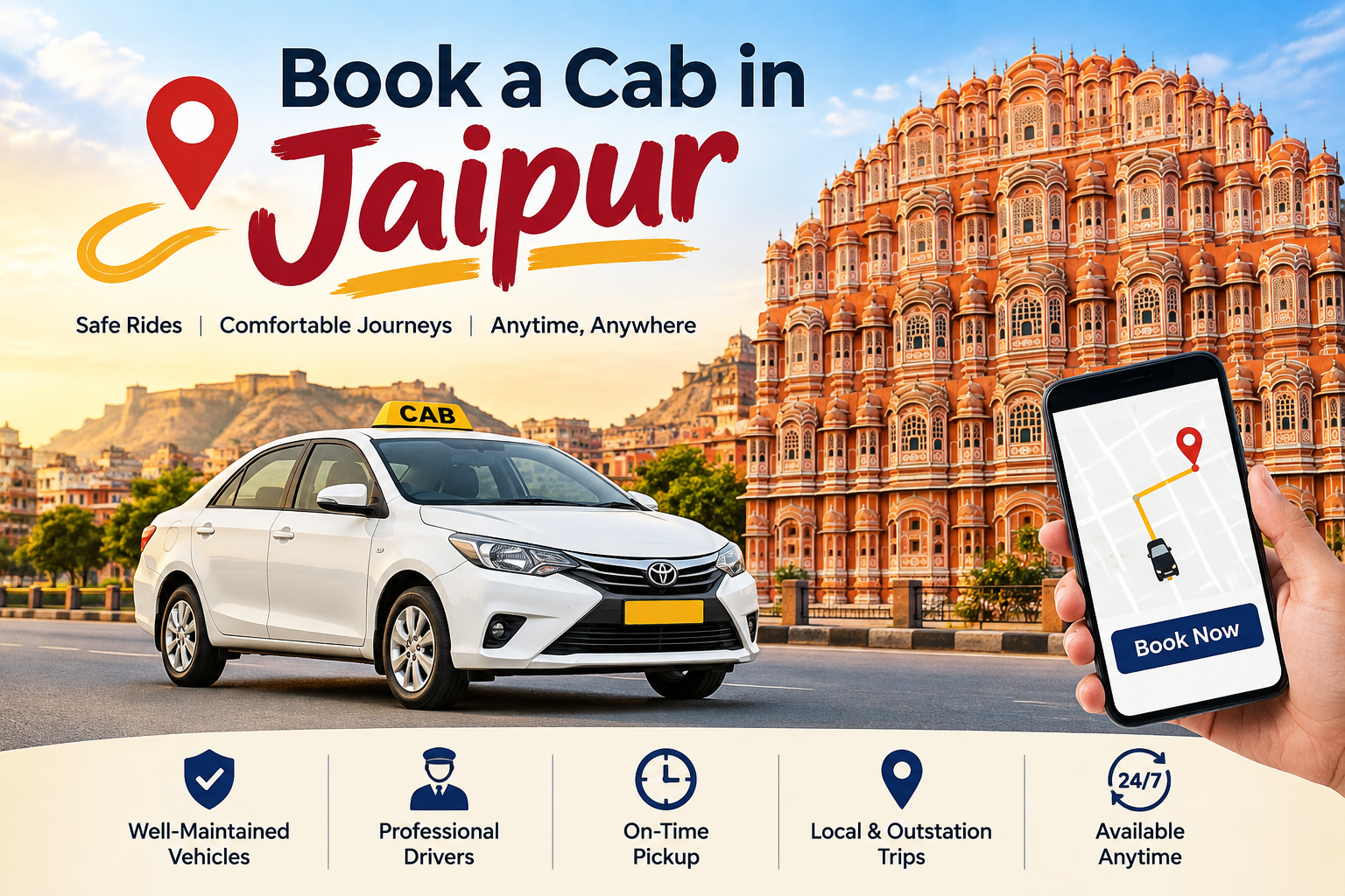 Jaipur to Delhi Taxi