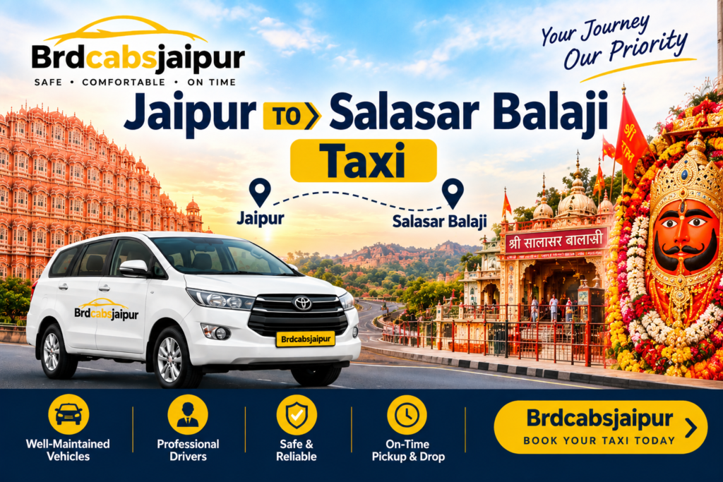 Jaipur to Salasar Balaji Taxi